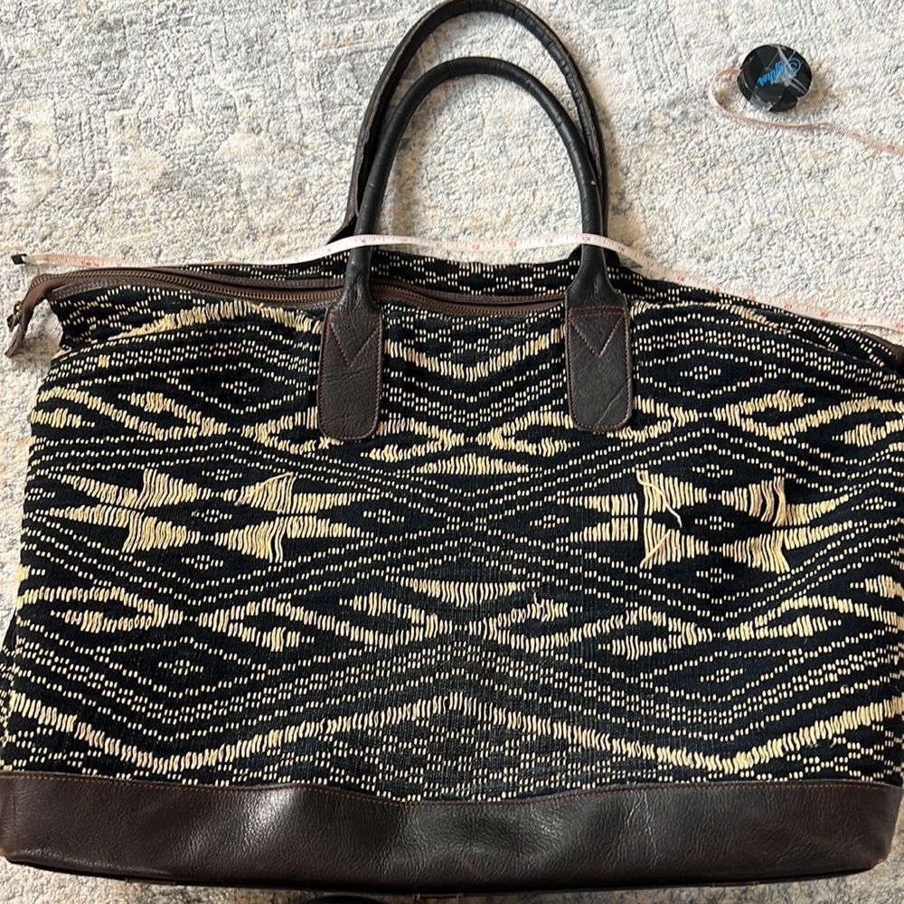 [ JADEtribe ] weekender woven vegan bag